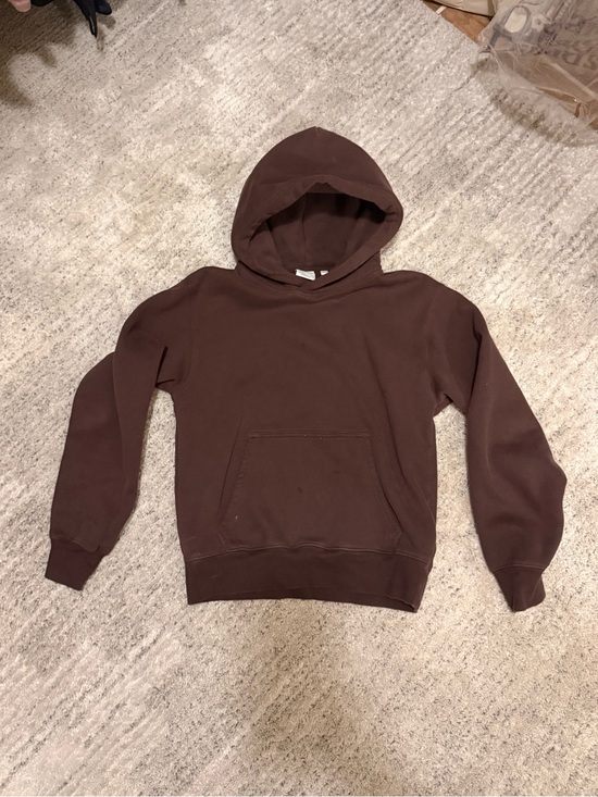 Aritzia Jackets & Blazers - Aritzia Women’s Dark Brown Hooded Pullover Sweater